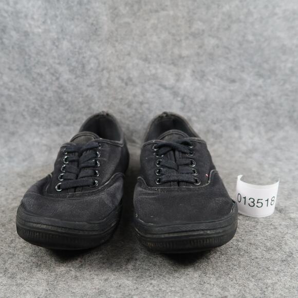 City Sneaks Shoes Womens 6 Casual Sneakers Black Canvas Lace Up Trainers - Picture 2 of 11